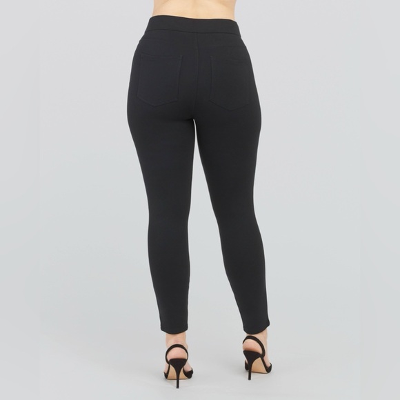 NWT SPANX M the perfect black pant, ankle 4 pocket skinny in ponte - Picture 3 of 5